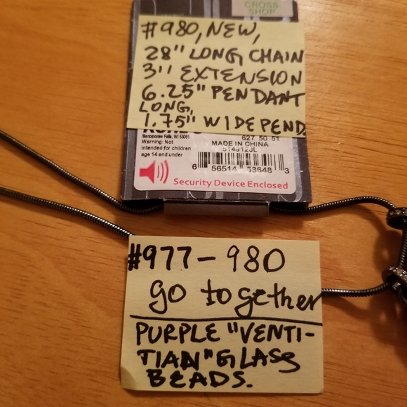 ✅980 NWT RARE Jennifer Lopez Purple Venetian Glass - Picture 12 of 16